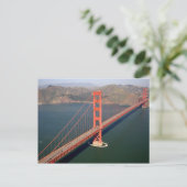 Luchtbeeld van de Golden Gate Bridge in de 2 Briefkaart (Staand voorkant)