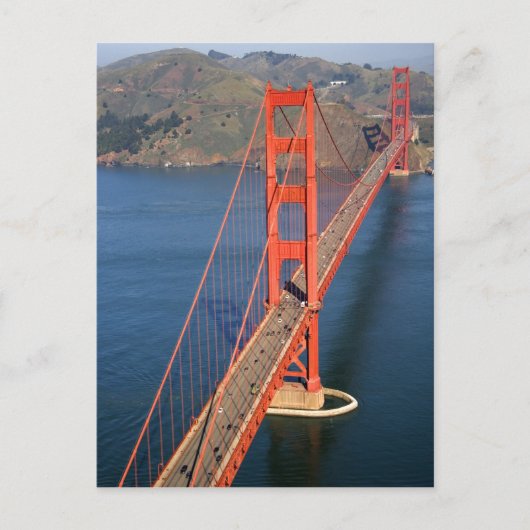 Luchtbeeld van de Golden Gate Bridge in de Briefkaart (Voorkant)