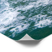 Luchtbeeld van de kust van de Zwarte Zee van Istan Poster (Hoek)