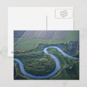 Luchtbeeld van de Rode Rivier van het Noorden Briefkaart (Voorkant / Achterkant)