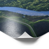Luchtbeeld van de Rode Rivier van het Noorden Foto Afdruk (Hoek)
