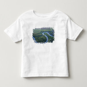 Luchtbeeld van de Rode Rivier van het Noorden Kinder Shirts