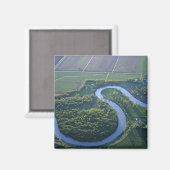Luchtbeeld van de Rode Rivier van het Noorden Magneet (Voorkant / Achterkant)