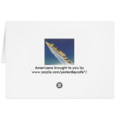 Luchtbeeld van een cruiseschip uit het verleden in (Achterkant Horizontaal)