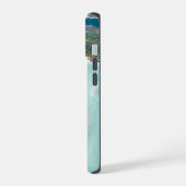 Luchtbeeld van een eiland iPhone 15 case (Linkerkant)