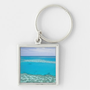 Luchtbeeld van Great Barrier Reef door Sleutelhanger