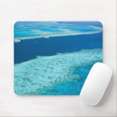 Luchtbeeld van het Great Barrier Reef door de Muismat (Met muis)