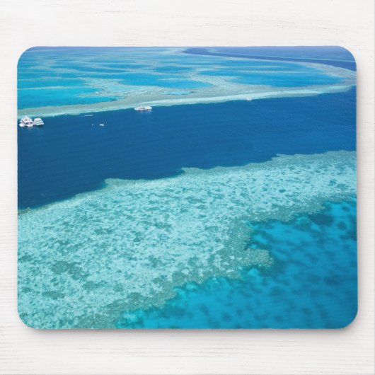 Luchtbeeld van het Great Barrier Reef door de Muismat (Voorkant)