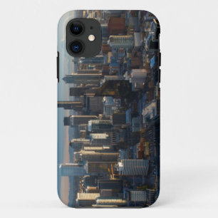 Luchtbeeld van het stadsprofiel van Seattle iPhone 11 Hoesje