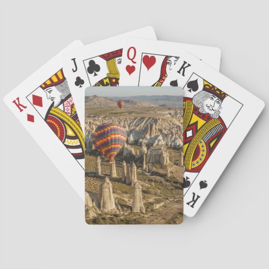 Luchtbeeld van hete luchtballonnen, Cappadocië 2 Speelkaarten (Achterkant)