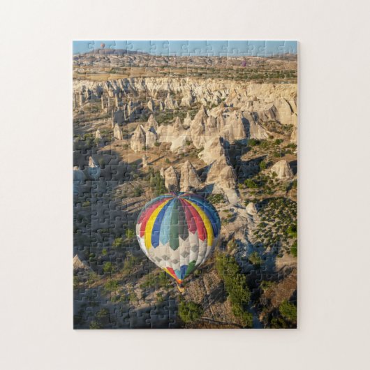 Luchtbeeld van hete luchtballonnen, Cappadocië Legpuzzel (Verticaal)