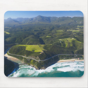 Luchtbeeld van Keurboomsrivier, Garden Route Muismat