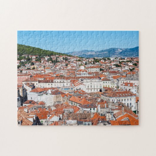 Luchtbeeld van Split - Dalmatië, Kroatië Legpuzzel (Horizontaal)