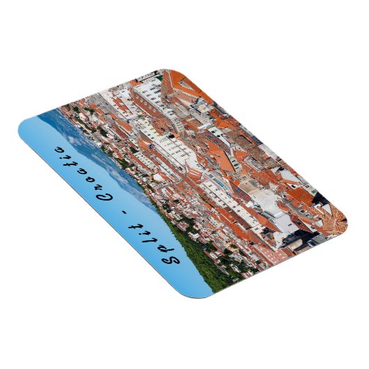 Luchtbeeld van Split - Dalmatië, Kroatië Magneet (Rechterzijde)