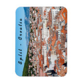 Luchtbeeld van Split - Dalmatië, Kroatië Magneet (Verticaal)