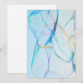 luchtbel achtergrond veel luchtbellen bedankkaart (Voorkant / Achterkant)