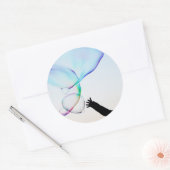 luchtbel achtergrond veel luchtbelletjes sticker (Envelop)