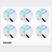 luchtbel achtergrond veel luchtbelletjes sticker (Vel)