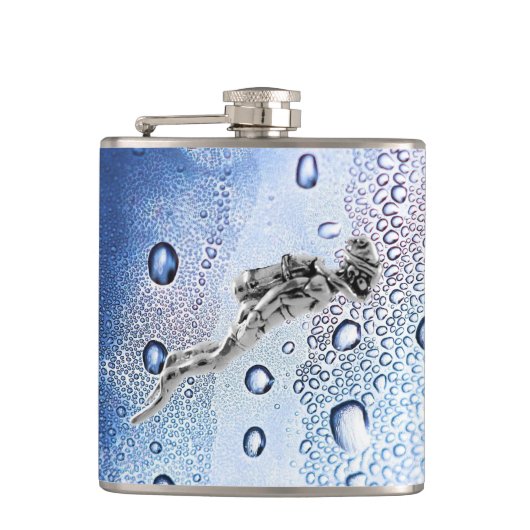 Luchtbellen Heupfles (Voorkant)