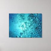 luchtbelletjes-230014 WATER BUBBLES OCEAN UNDERWAT Canvas Afdruk (Voorkant)
