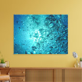 luchtbelletjes-230014 WATER BUBBLES OCEAN UNDERWAT Canvas Afdruk (Insitu (Woonkamer))