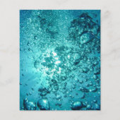 luchtbelletjes-230014 WATER BUBBLES OCEAN UNDERWAT Flyer (Voorkant)