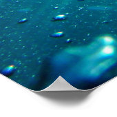 luchtbelletjes-230014 WATER BUBBLES OCEAN UNDERWAT Poster (Hoek)