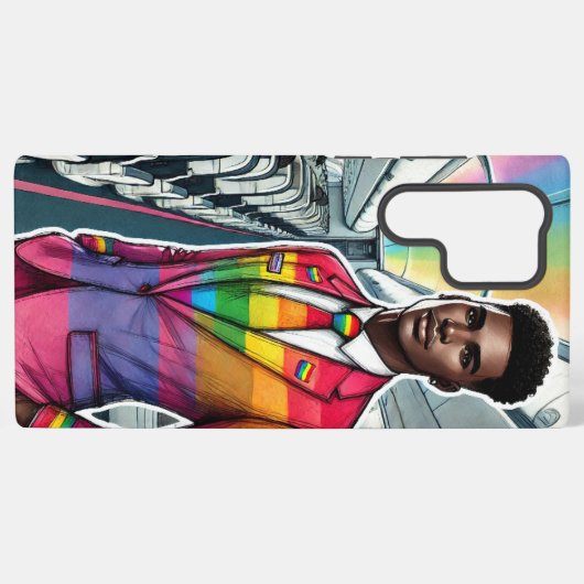 Luchtbemanning #2 samsung galaxy hoesje (Achterkant horizontaal)