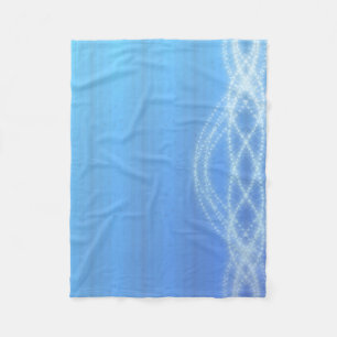 Luchtblauw Fleece Deken