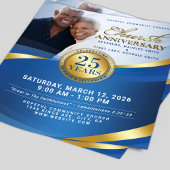 Luchtblauw & Gouden Kerkjubileum Flyer