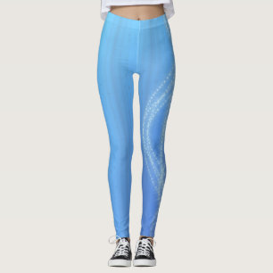 Luchtblauw Leggings