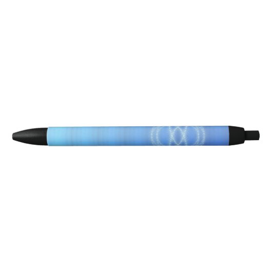 Luchtblauw Zwarte Inkt Pen (Voorkant)