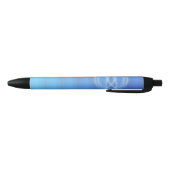 Luchtblauw Zwarte Inkt Pen (Bodem)