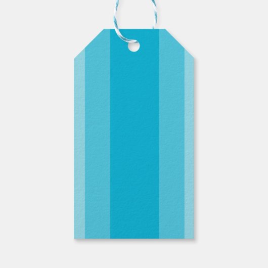 Luchtblauwe Cadeaubijsluiter Cadeaulabel (Achterkant)