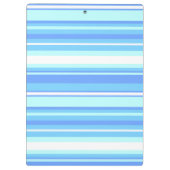 Luchtblauwe strepen klembord (Achterkant)
