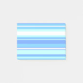Luchtblauwe strepen post-it® notes (Voorkant)
