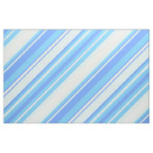 Luchtblauwe strepen stof (Yard (91,4 cm))