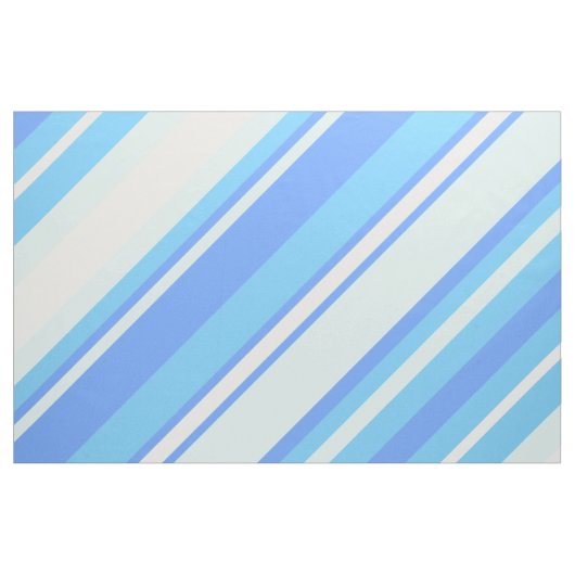 Luchtblauwe strepen stof (Fat Quarter)