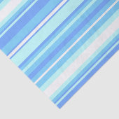 Luchtblauwe strepen tissuepapier (Detail)