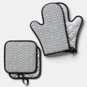 Luchtbogen Ovenwant & Pannenlap Set (Voorkant / Achterkant)