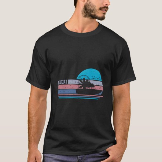 Luchtboot Florida Everglades T-shirt (Voorkant)