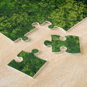 Luchtbos uitzicht, hoogste uitzicht, kopieerruimte legpuzzel (Zijkant)