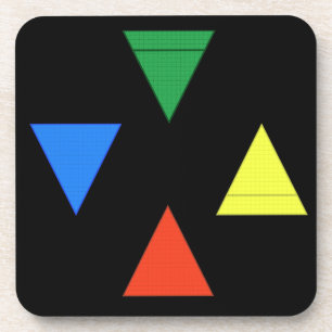 Luchtbrandwater Aarde Drankjes Onderzetter