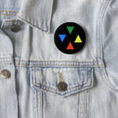Luchtbrandwater Aarde Ronde Button 5,7 Cm (In situ)