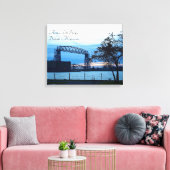 Luchtbrug Duluth, Minnesota Print Canvas (Insitu (Woonkamer))