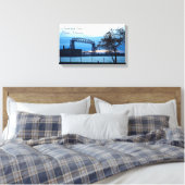 Luchtbrug Duluth, Minnesota Print Canvas (Insitu (Slaapkamer))