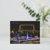 Luchtbrug en Bentleyville Minnesota Briefkaart (Staand voorkant)