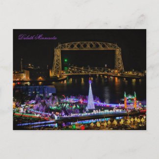 Luchtbrug en Bentleyville Minnesota Briefkaart