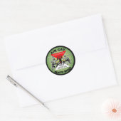 LUCHTCAV RONDE STICKER (Envelop)