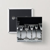 Luchtdraaibril, 1750-60 vierkante button 5,1 cm (Voorkant /achterkant)